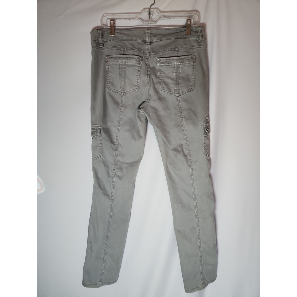 White House Black Market Womens Cargo Slim Leg Pants Size 8R - Picture 3 of 16